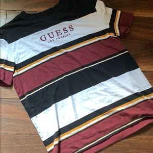 Guess Los Angeles striped tee